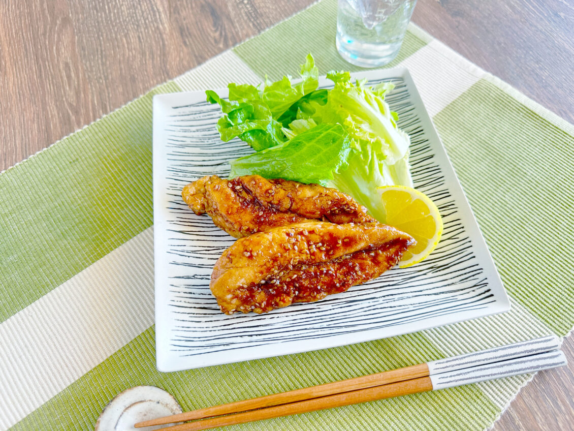 鶏のササミゴマ焼