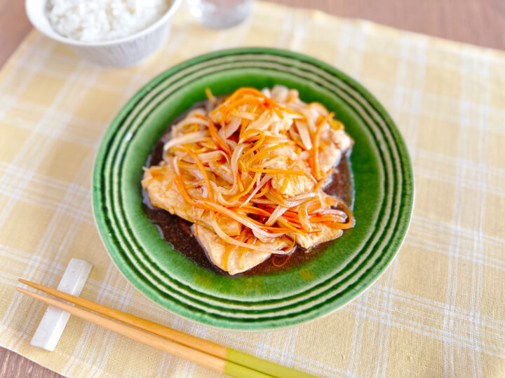 鶏むね肉のソース南蛮漬け風