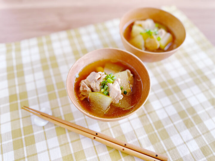 冬瓜と鶏肉の中華スープ