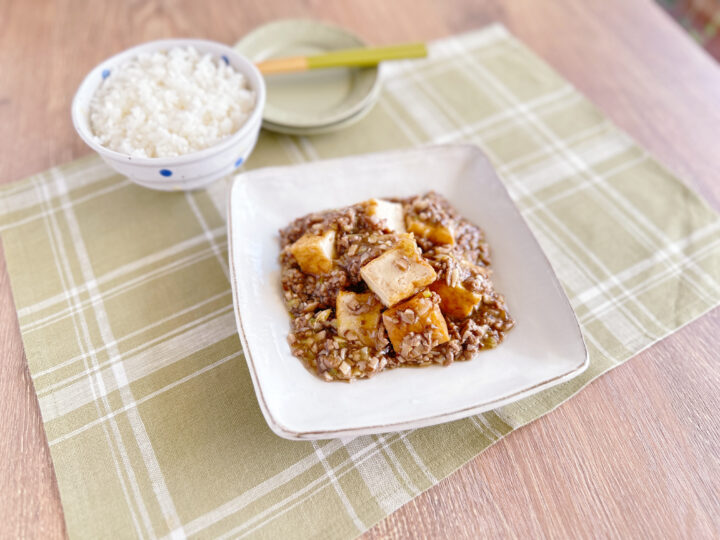 厚揚げのそぼろ煮