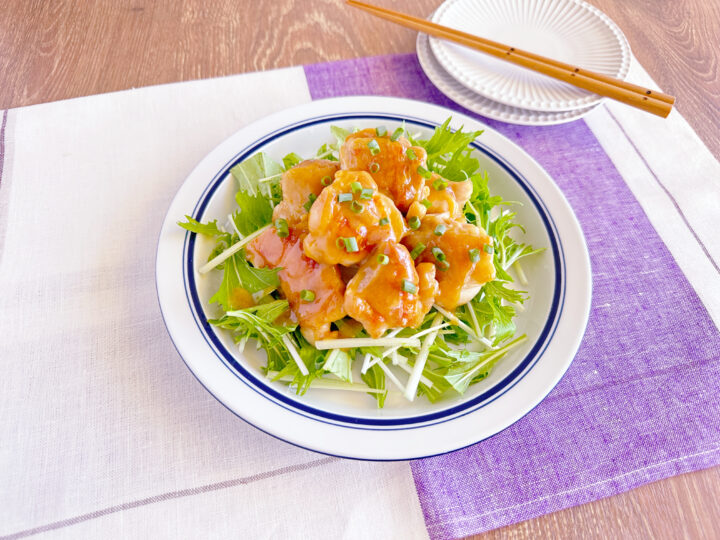 鶏もも肉の味噌マヨ炒め