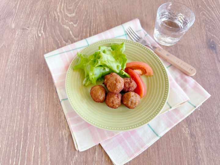 レンコン入り肉だんご