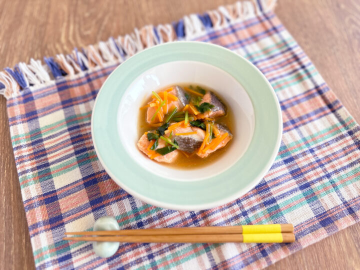 鮭の中華野菜あんかけ