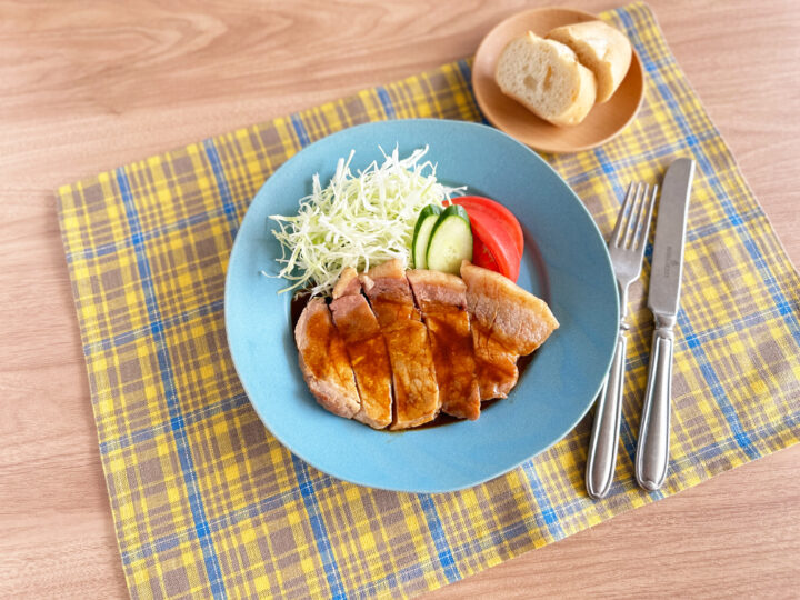 ワンパンで簡単トンテキ