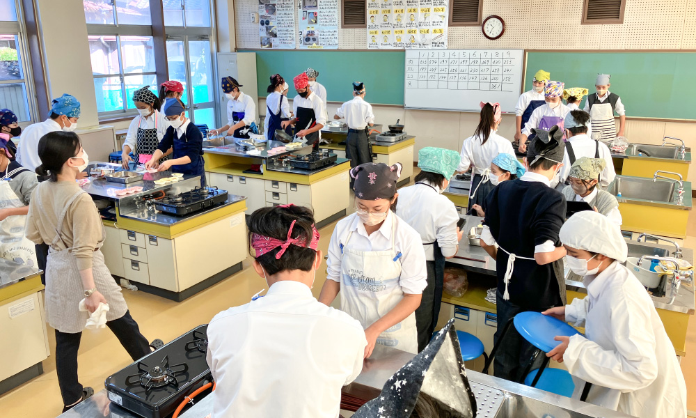 古知野中学校の出前講座 2025年の様子