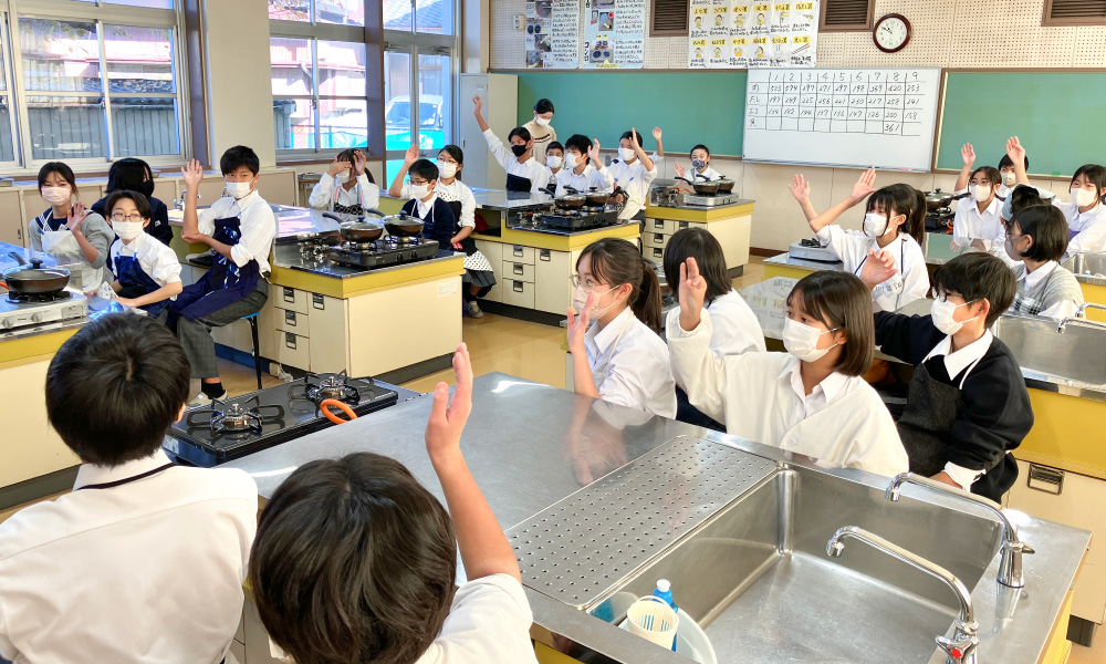 古知野中学校の出前講座 2025年の様子