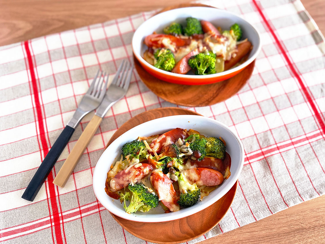 ジャガイモあんかけソースグラタン