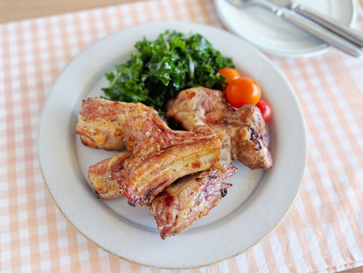 とんかつソーススペアリブ