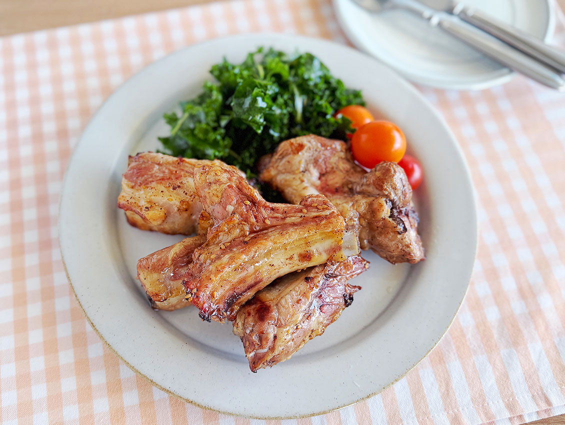 とんかつソーススペアリブ