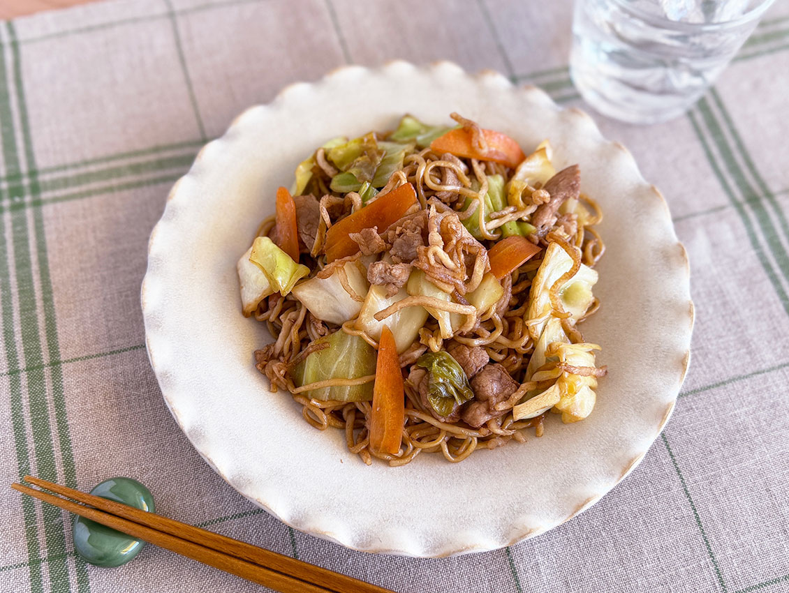切り干し大根でかさ増し焼そば