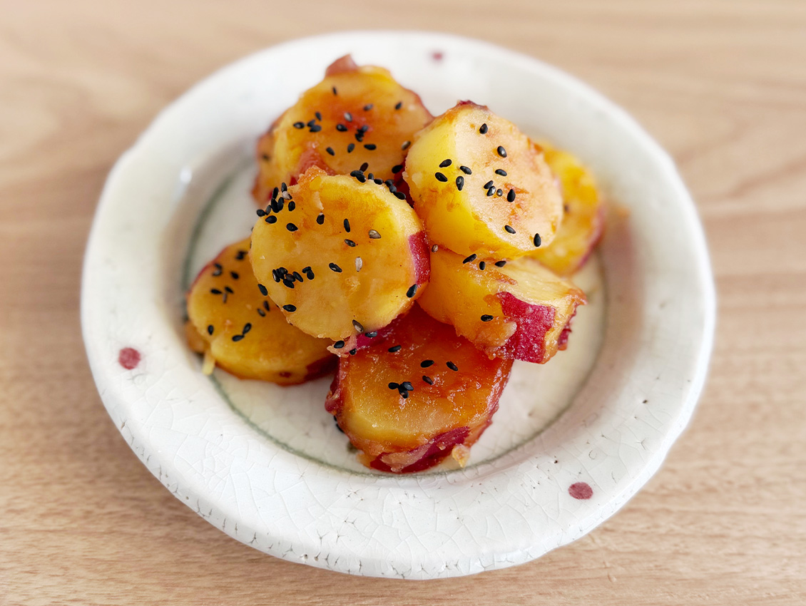 さつまいもの甘露煮　ケチャップ風味