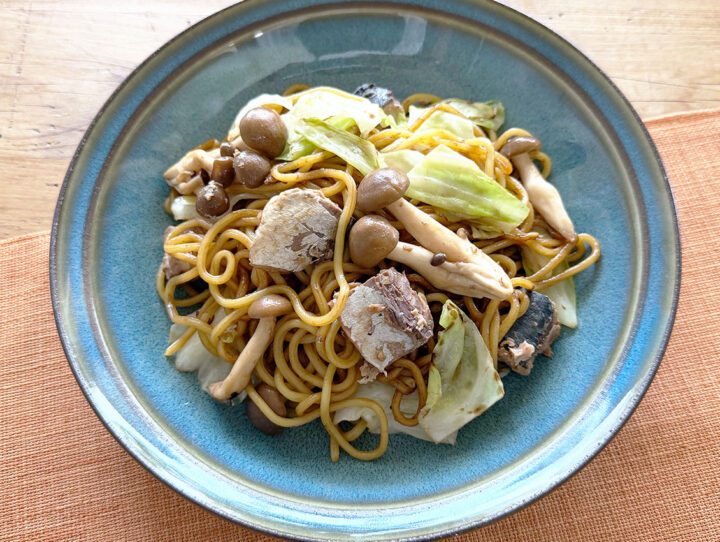 サバカレー焼そば