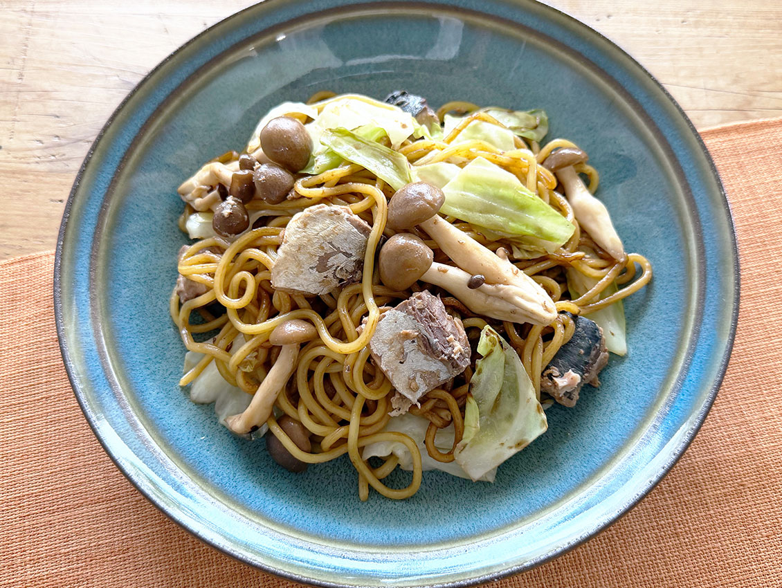 サバカレー焼そば